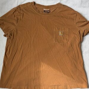 Carhartt Short Sleeve Pocket Tee in Carhartt Brown